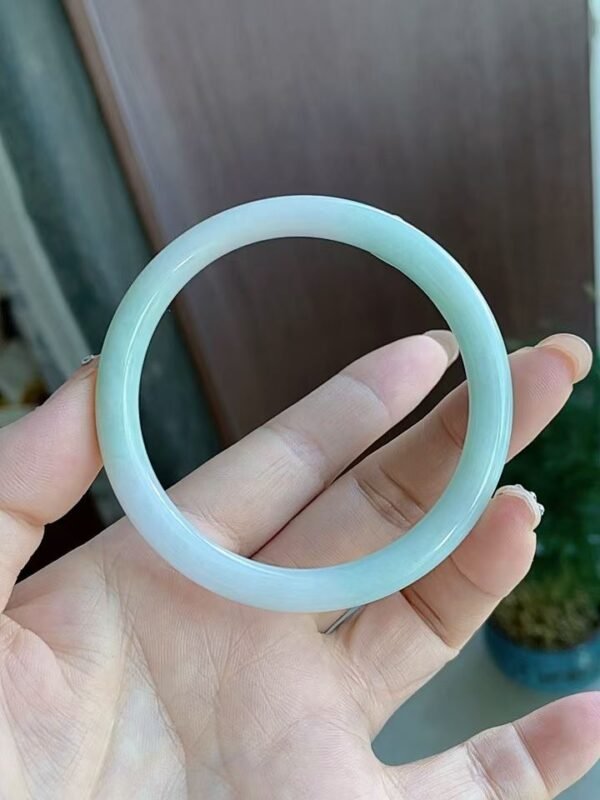 비취 옥팔찌 54.5mm · 가느다란 미인조 뱅글